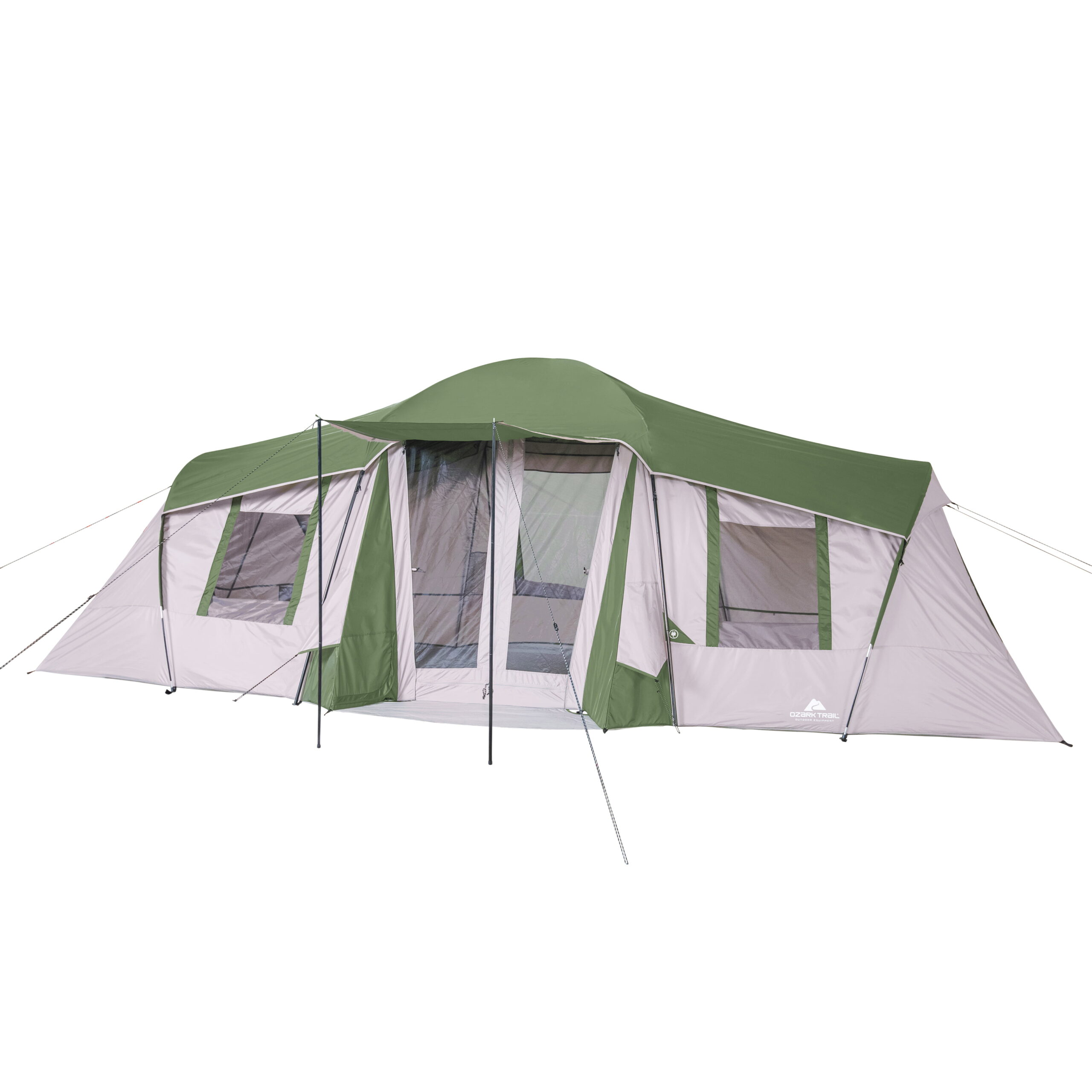 Ozark Trail 10-Person 3-Room Vacation Tent. with Shade Awning