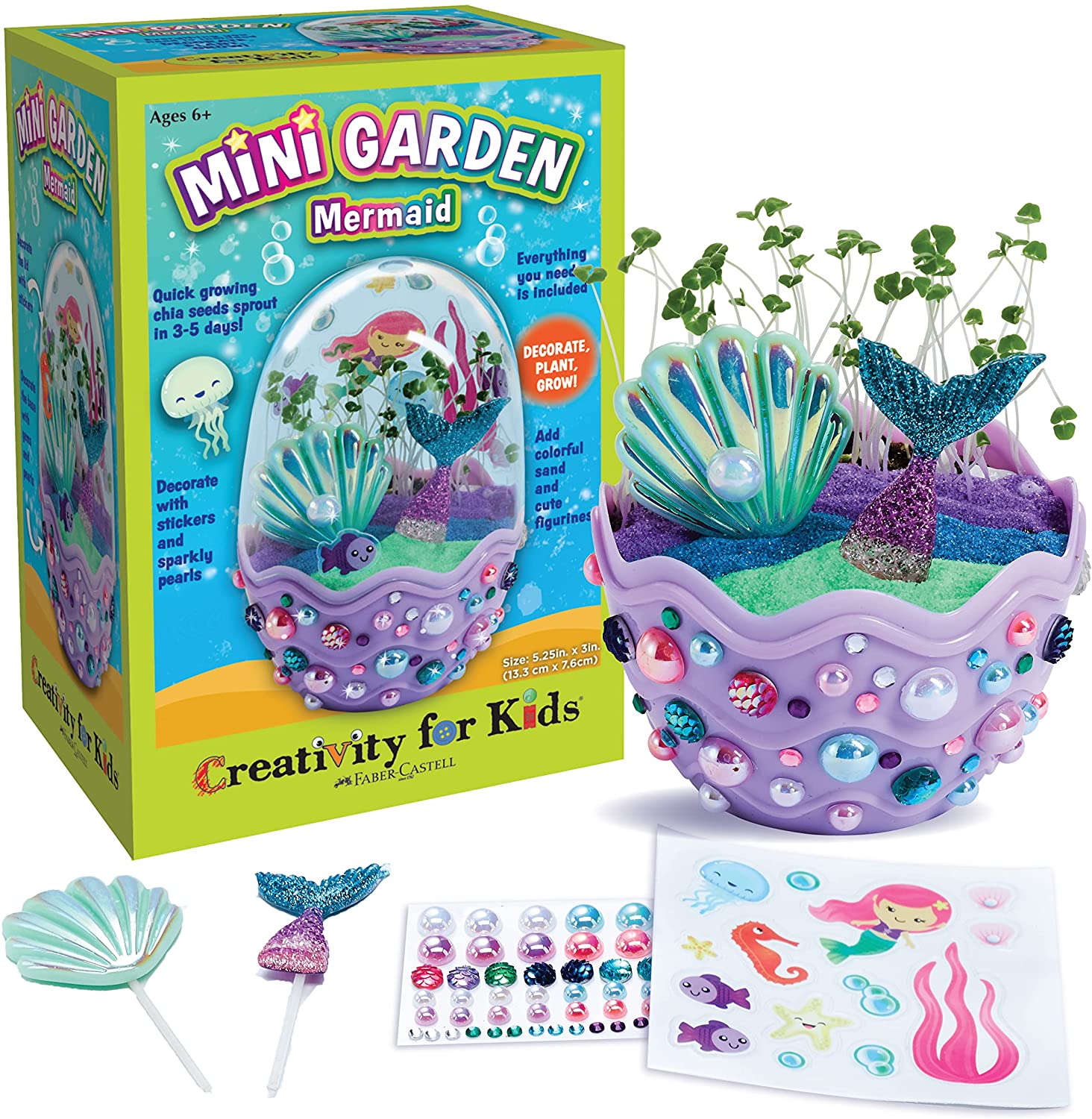 Creativity for Kids Mini Garden – Mermaid Terrarium