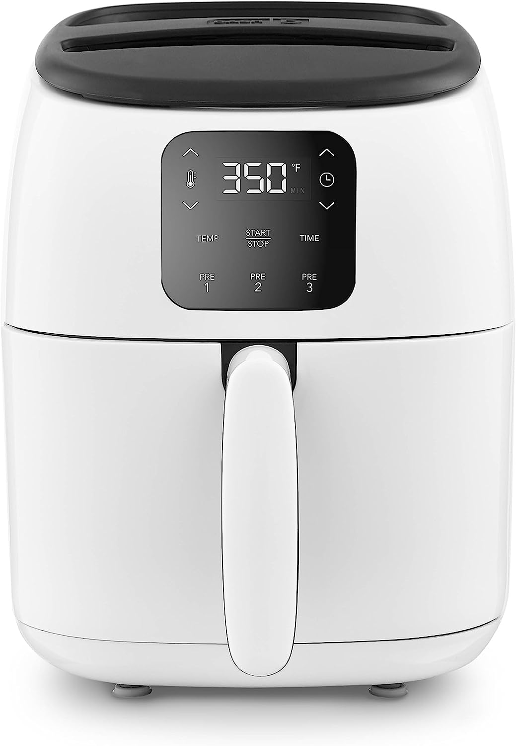 DASH Tasti-Crisp™ Digital Air Fryer with AirCrisp Technology. Custom Presets. Temperature Control. and Auto Shut Off Feature. 2.6 Quart - White