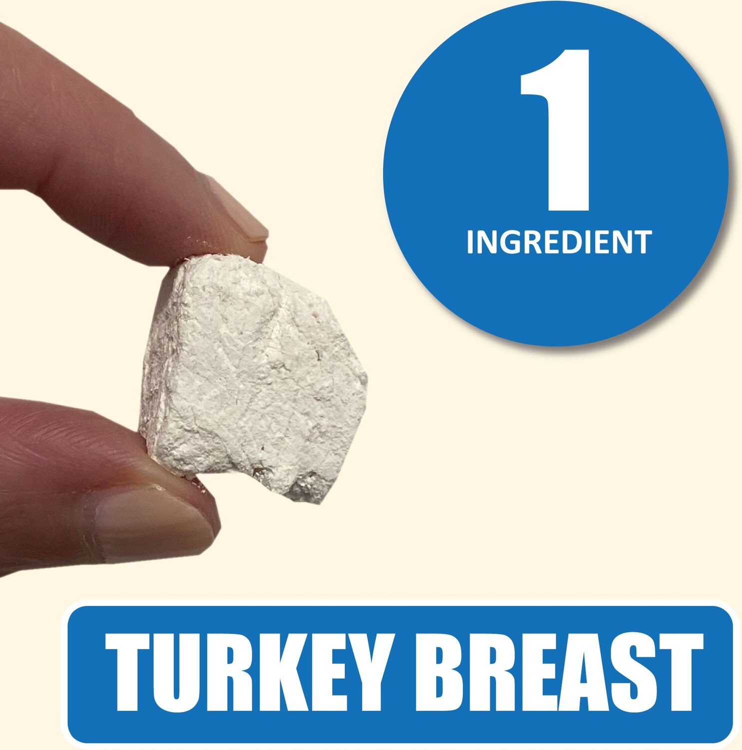 Whole Life Just One Ingredient Pure Turkey Breast Freeze-Dried Dog & Cat Treats