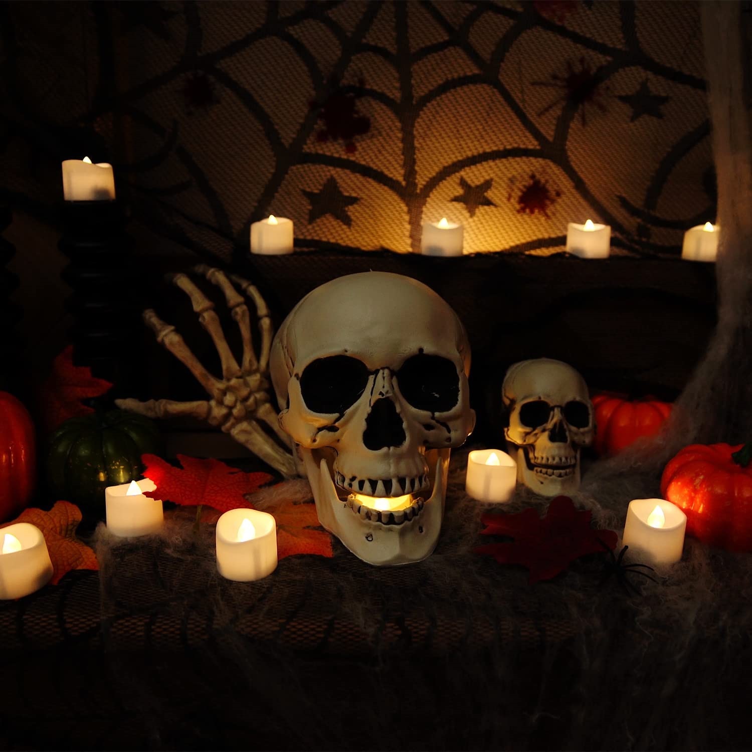 Homemory Realistic and Bright Flickering Bulb Battery Flameless Led Tea