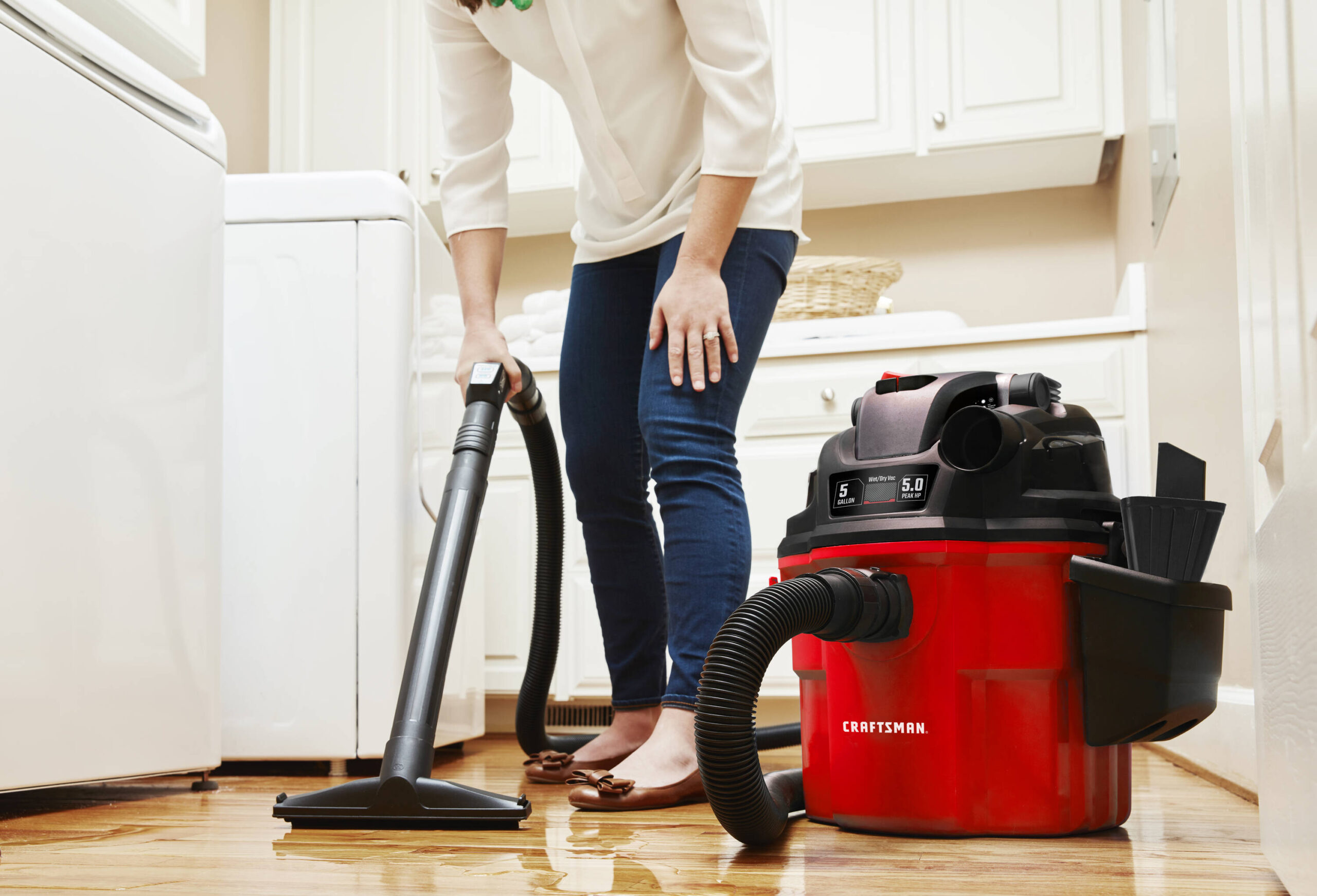 CRAFTSMAN Remote Control 5-HP Corded Wet/Dry Shop Vacuum with Accessories Included