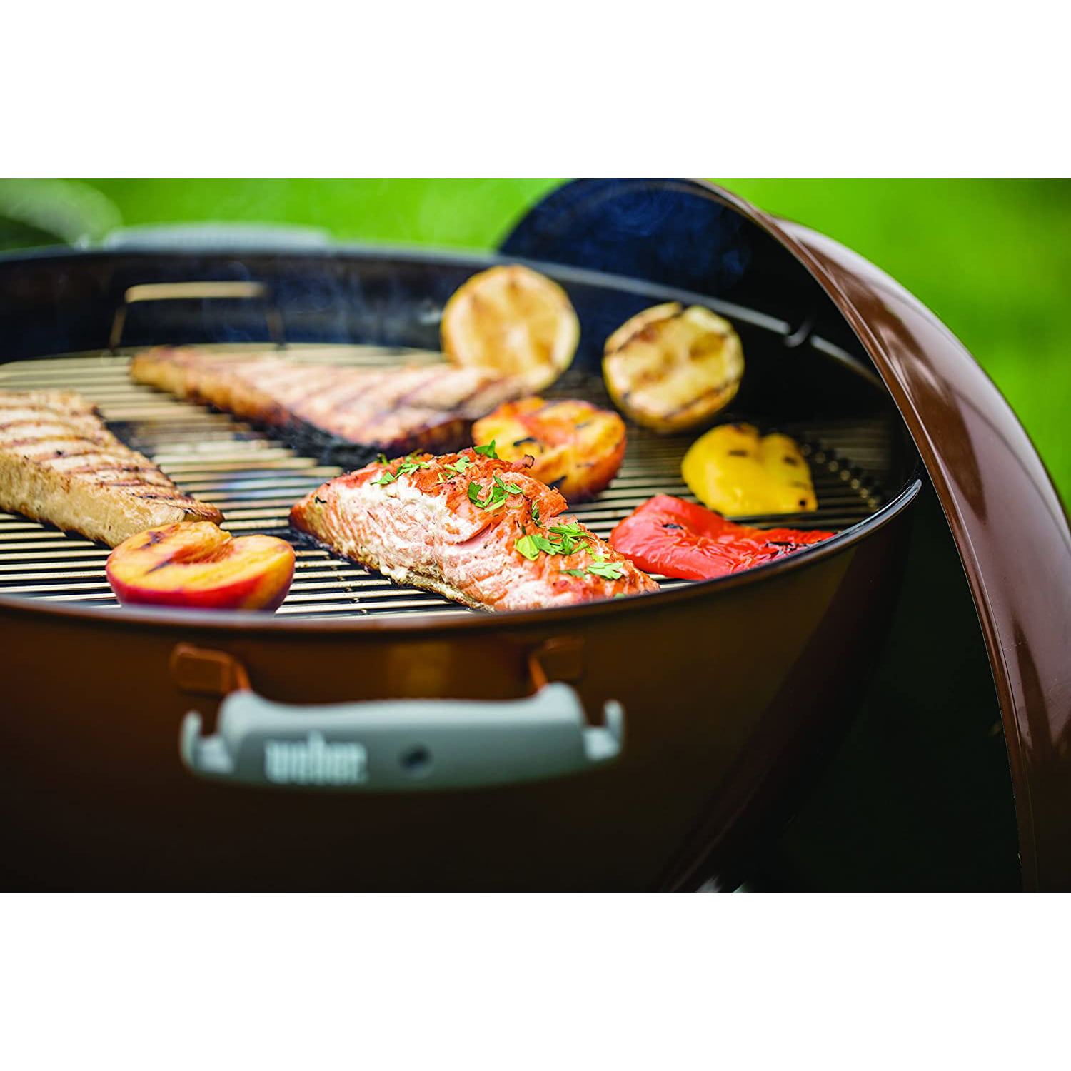 Weber 22″ Original Kettle Premium Charcoal Grill in Copper