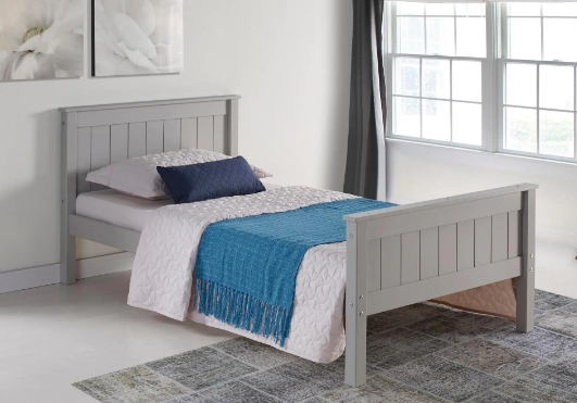 Alaterre Furniture Harmony Dove Gray Twin Bed