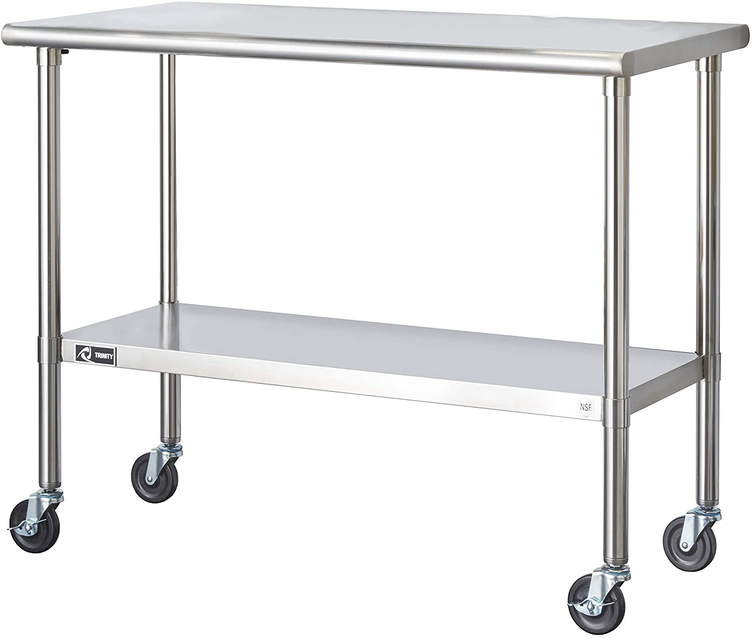TRINITY Stainless Steel Prep Table. 48-Inch