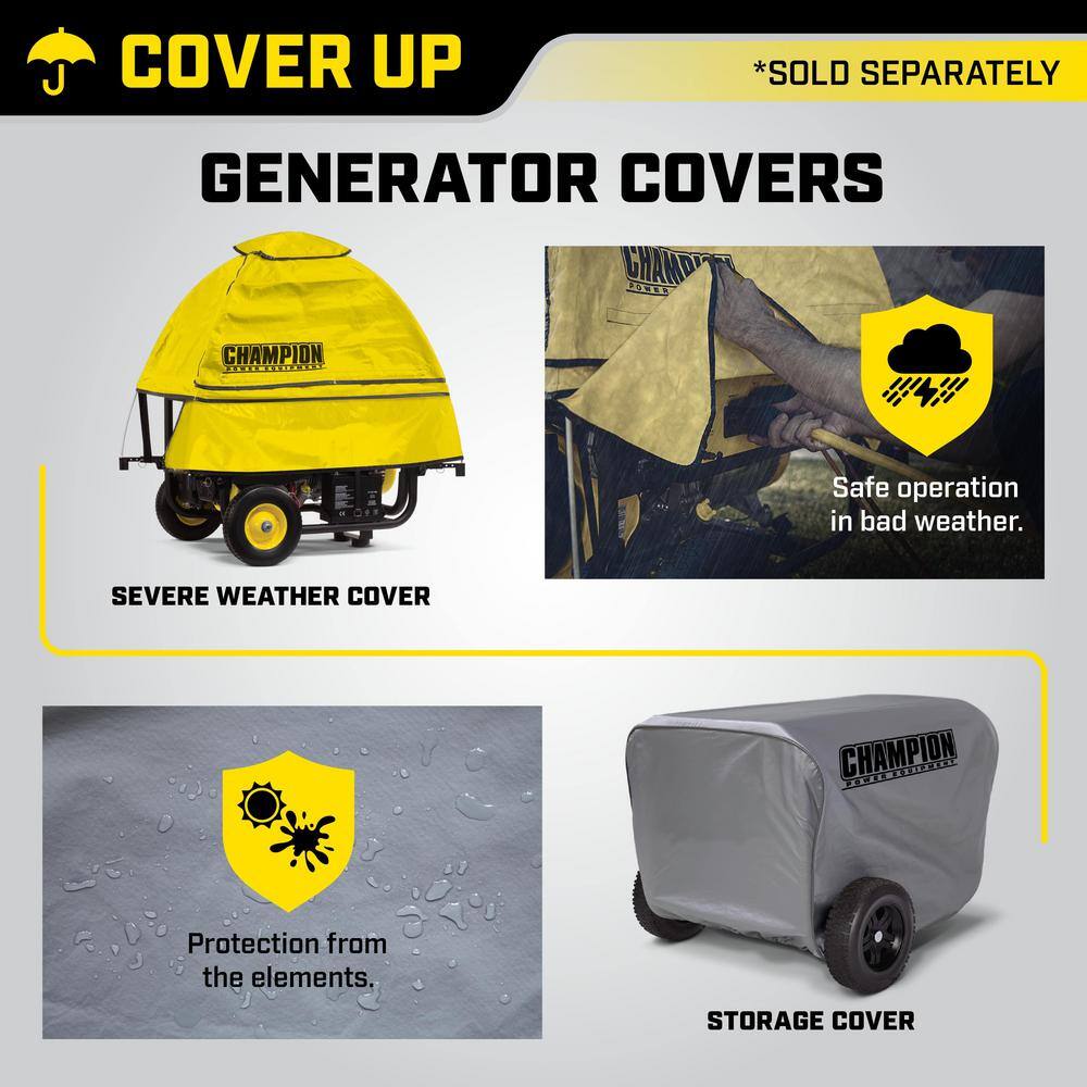 Champion Power Equipment C90011 Weather-Resistant Storage Cover for 2800-4750-Watt Portable Generators