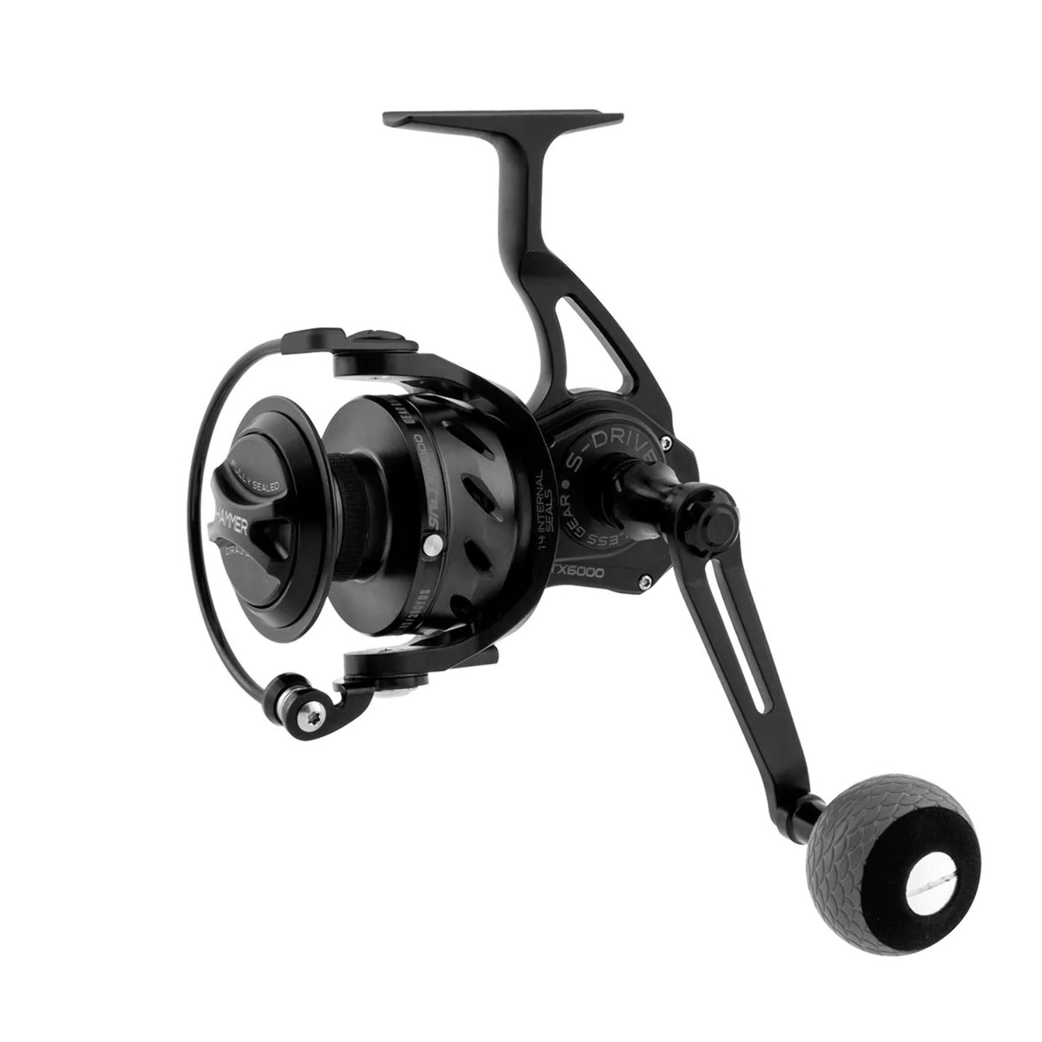 Tsunami TSSTX6000-BK Saltwater Spinning Sealed Reel Black