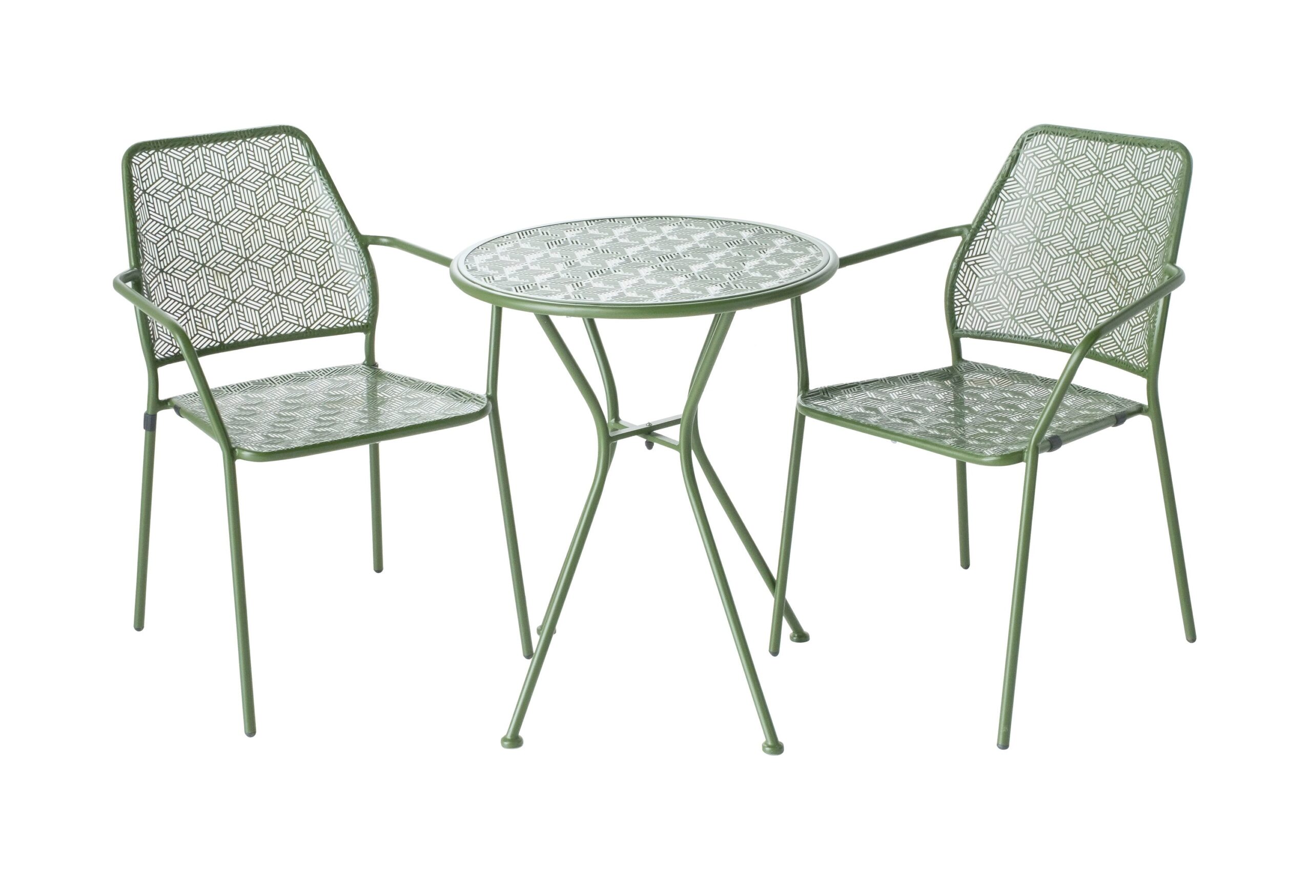 Alfresco Home 3-Piece Green Bistro Patio Set