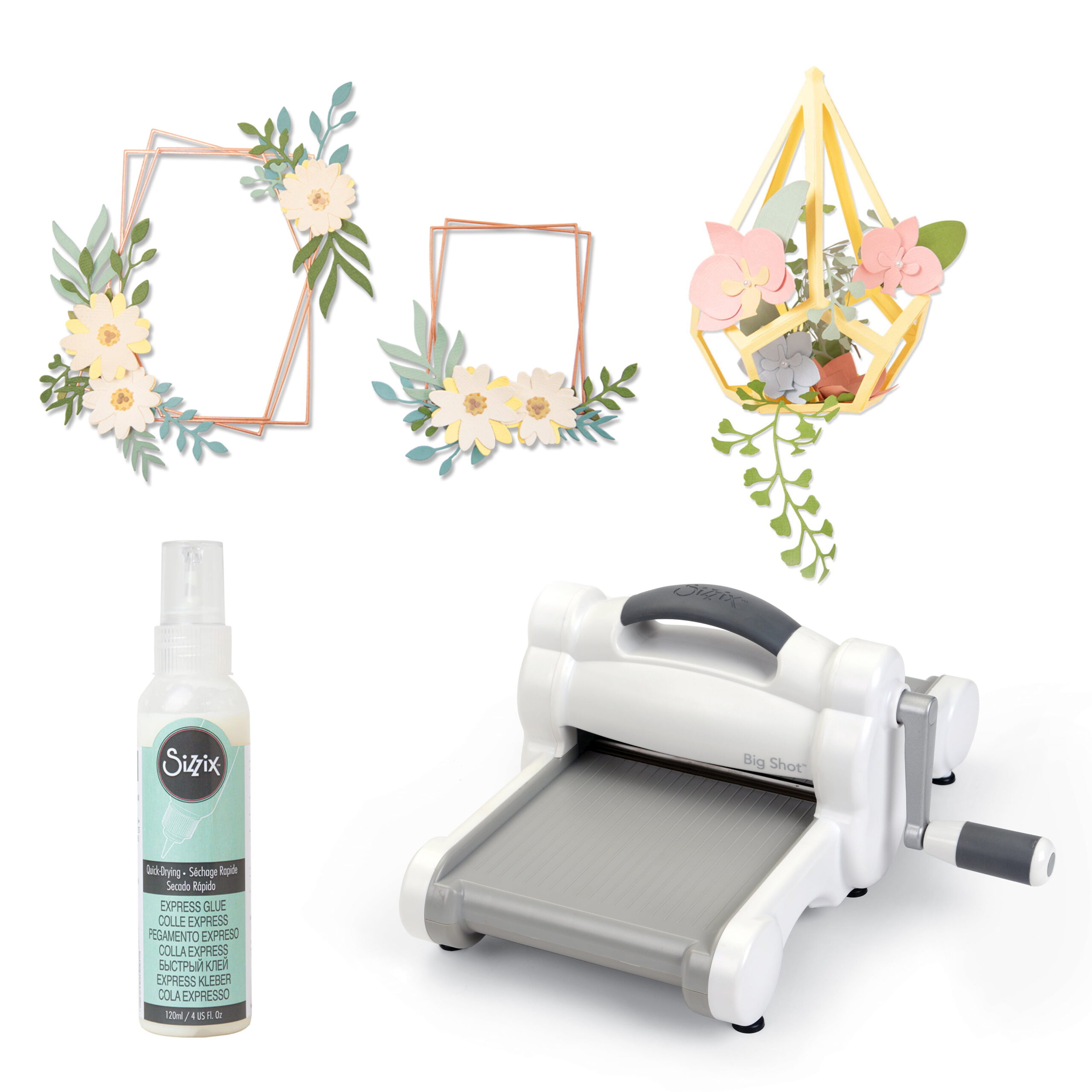 Sizzix Big Shot Geo Floral Value Kit