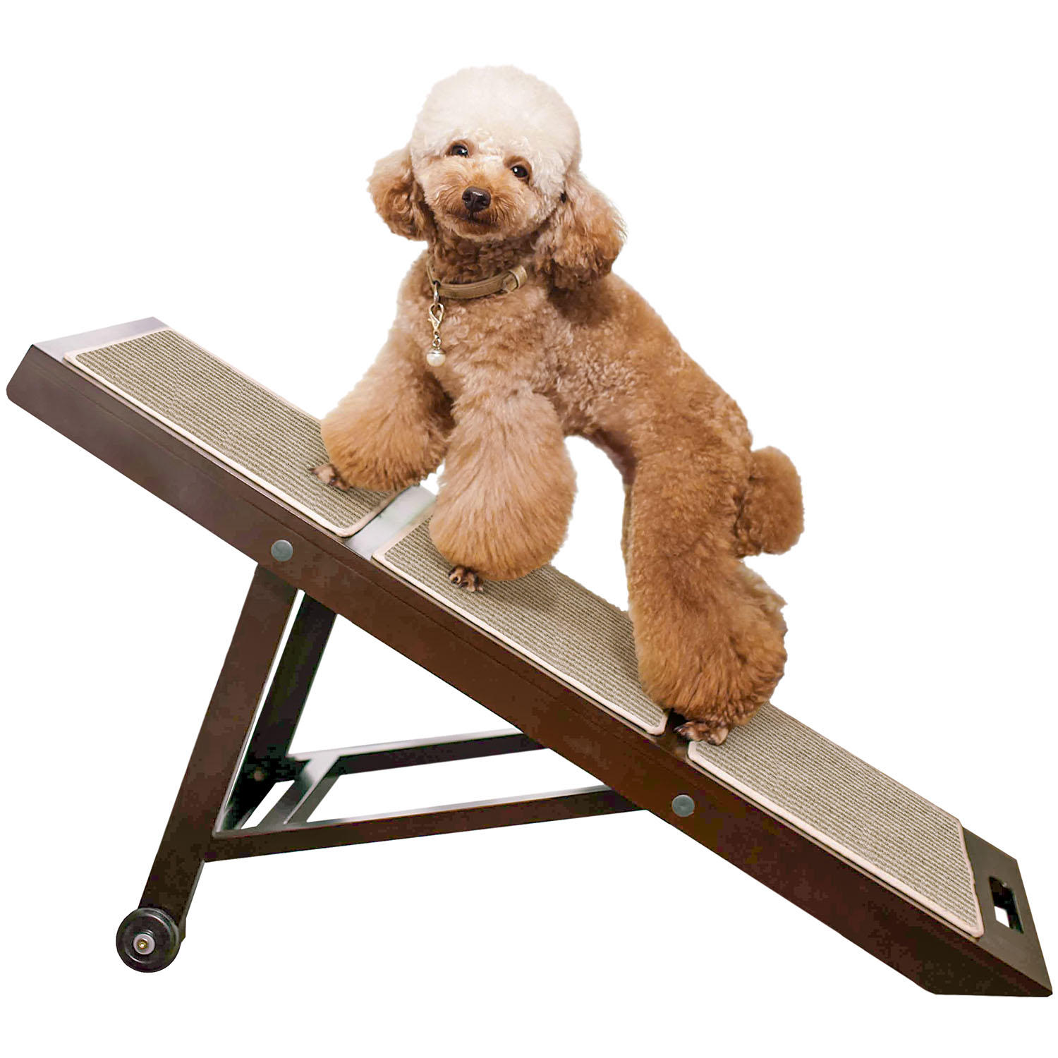 Zoovilla Collapsible Pet Ramp. Espresso