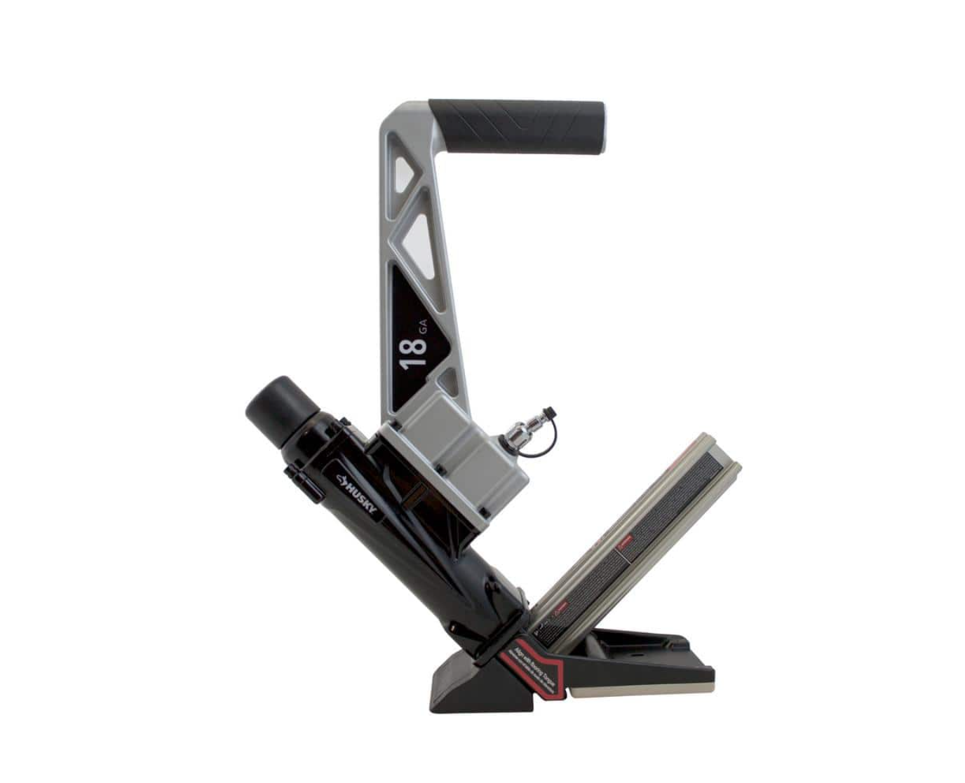 Husky HD18GLCN Pneumatic 18-Gauge 1-3/4 in. L-Cleat Flooring Nailer