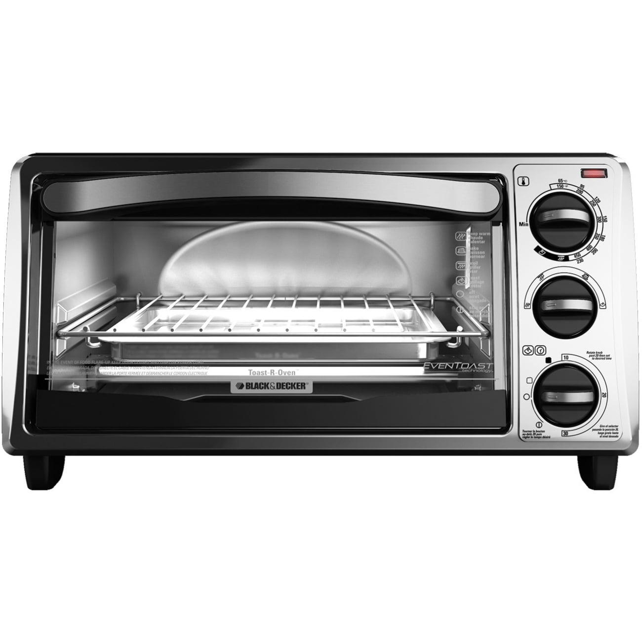 BLACK+DECKER 4-Slice Toaster Oven