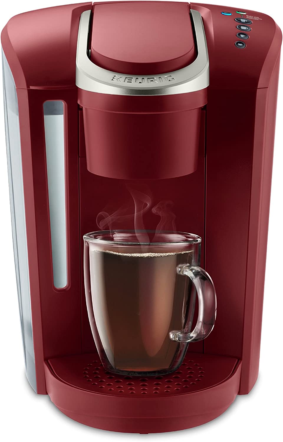Keurig K-Select Coffee Maker. Single Serve K-Cup Pod Coffee Brewer. With Strength Control and Hot Water On Demand. Vintage Red
