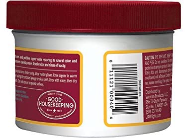 Wright-s Copper and Brass Polish and Cleaner Cream- 8 Ounce - 2 Pack
