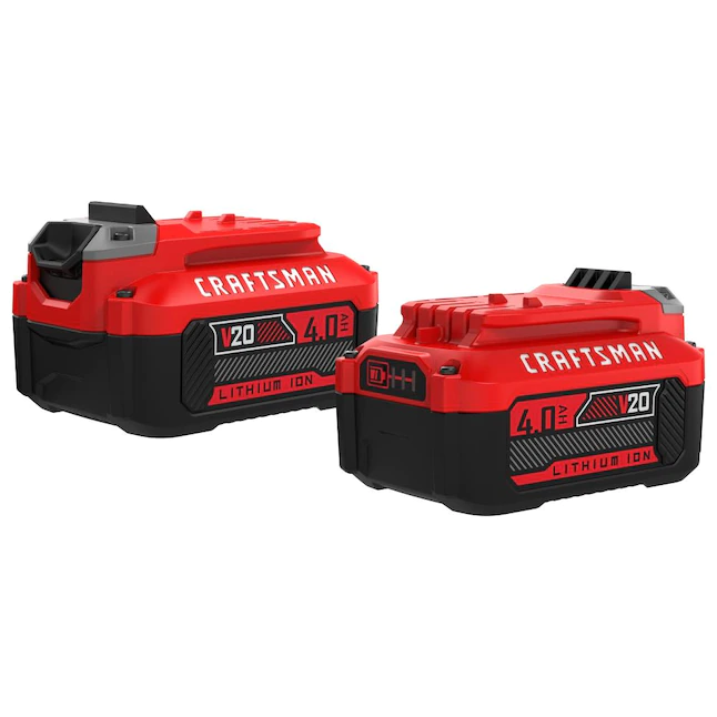 CRAFTSMAN V20 Lithium Ion Battery. 4.0-Amp Hour. 2 Pack (CMCB204-2)