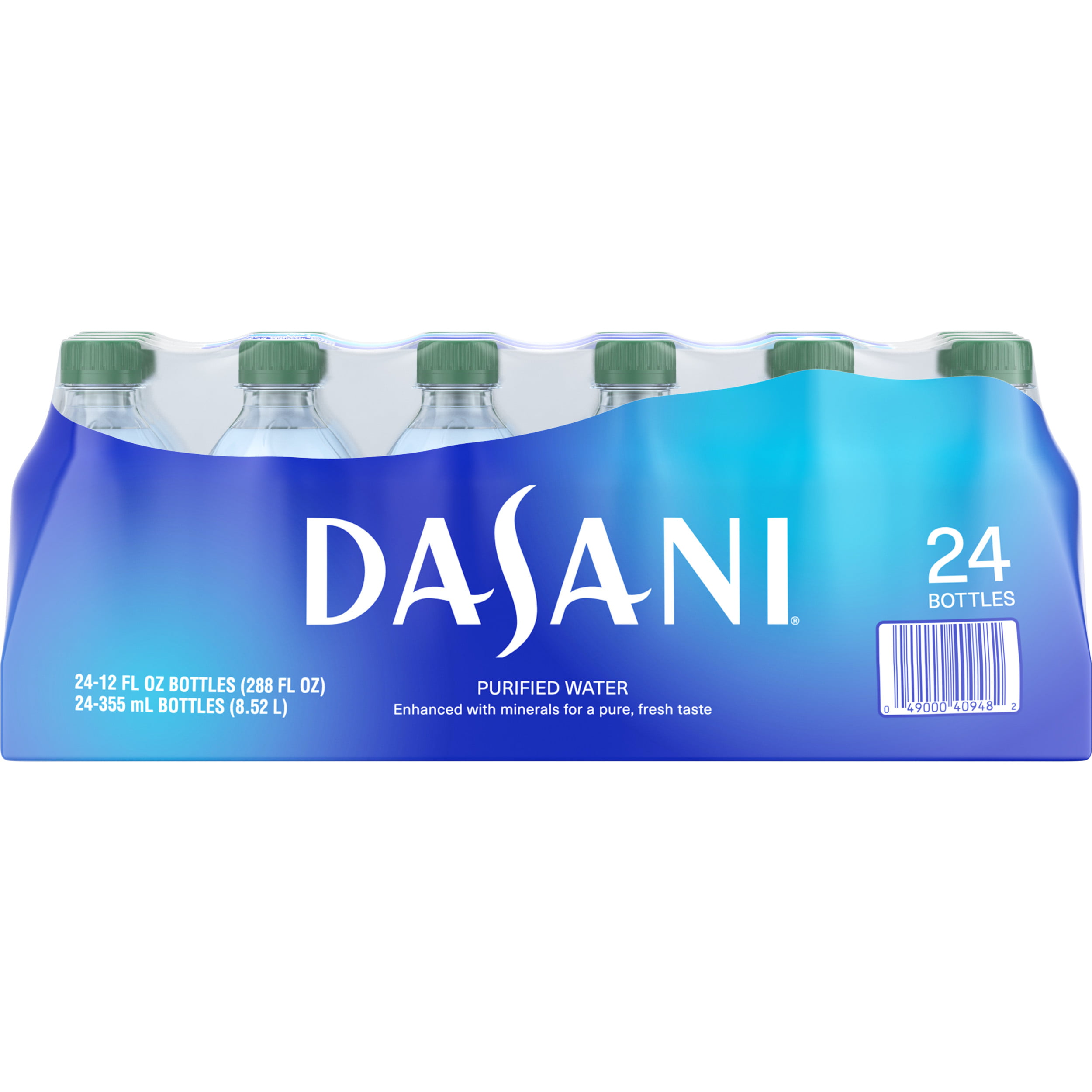 DASANI Purified Enhanced Mineral Water. 12 fl oz. 24 Count Bottles