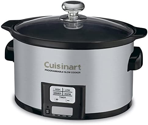 Cuisinart PSC-350 3-1/2-Quart Programmable Slow Cooker. Silver. 9-1/2 in H x 9.1 in W x 12.67 in L