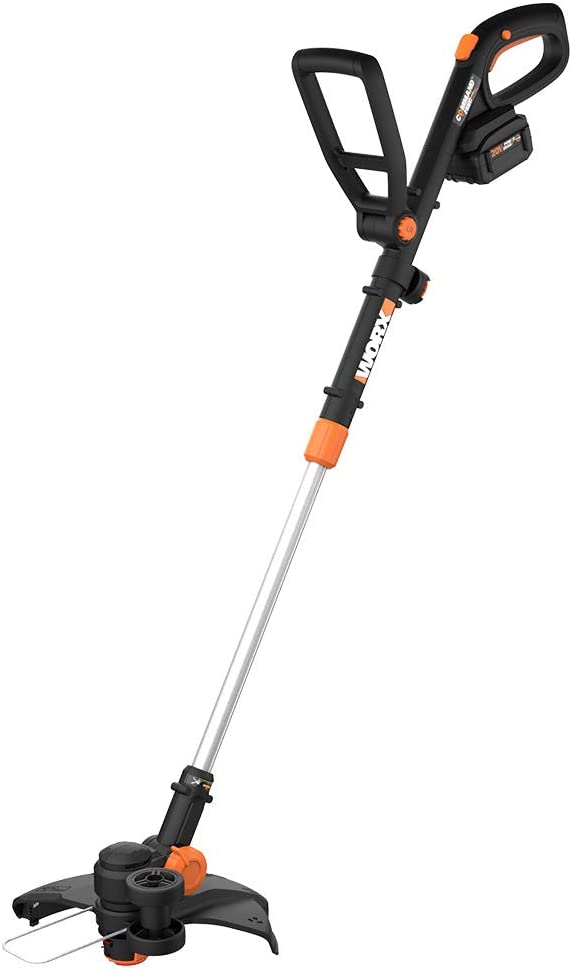 Worx WG170.3 20V Power Share GT Revolution 4.0Ah 12″ Cordless String Trimmer (Batteries & Charger Included)