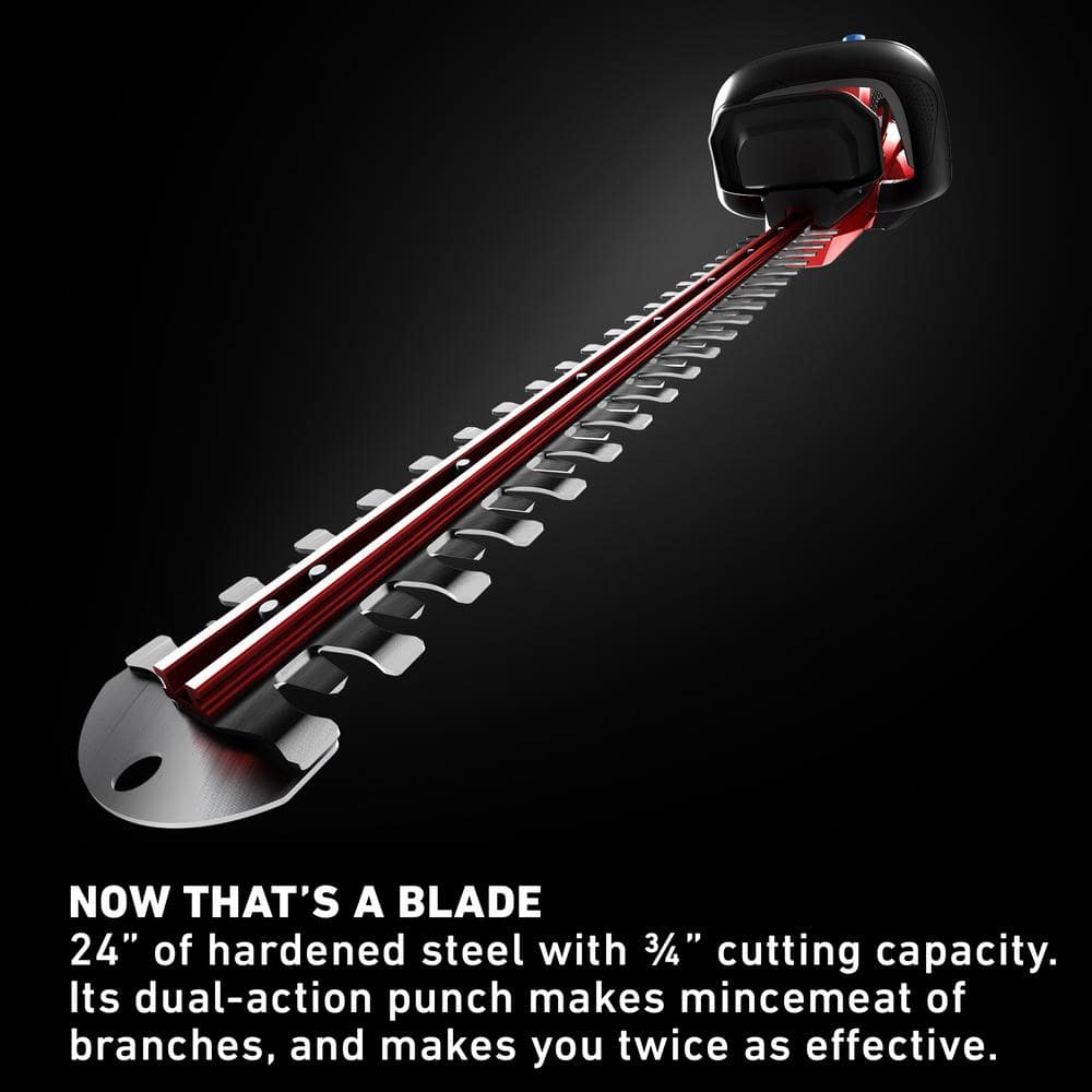 Toro 51840T Flex-Force 24 in. 60V Max Lithium-Ion Cordless Hedge Trimmer (Bare-Tool)