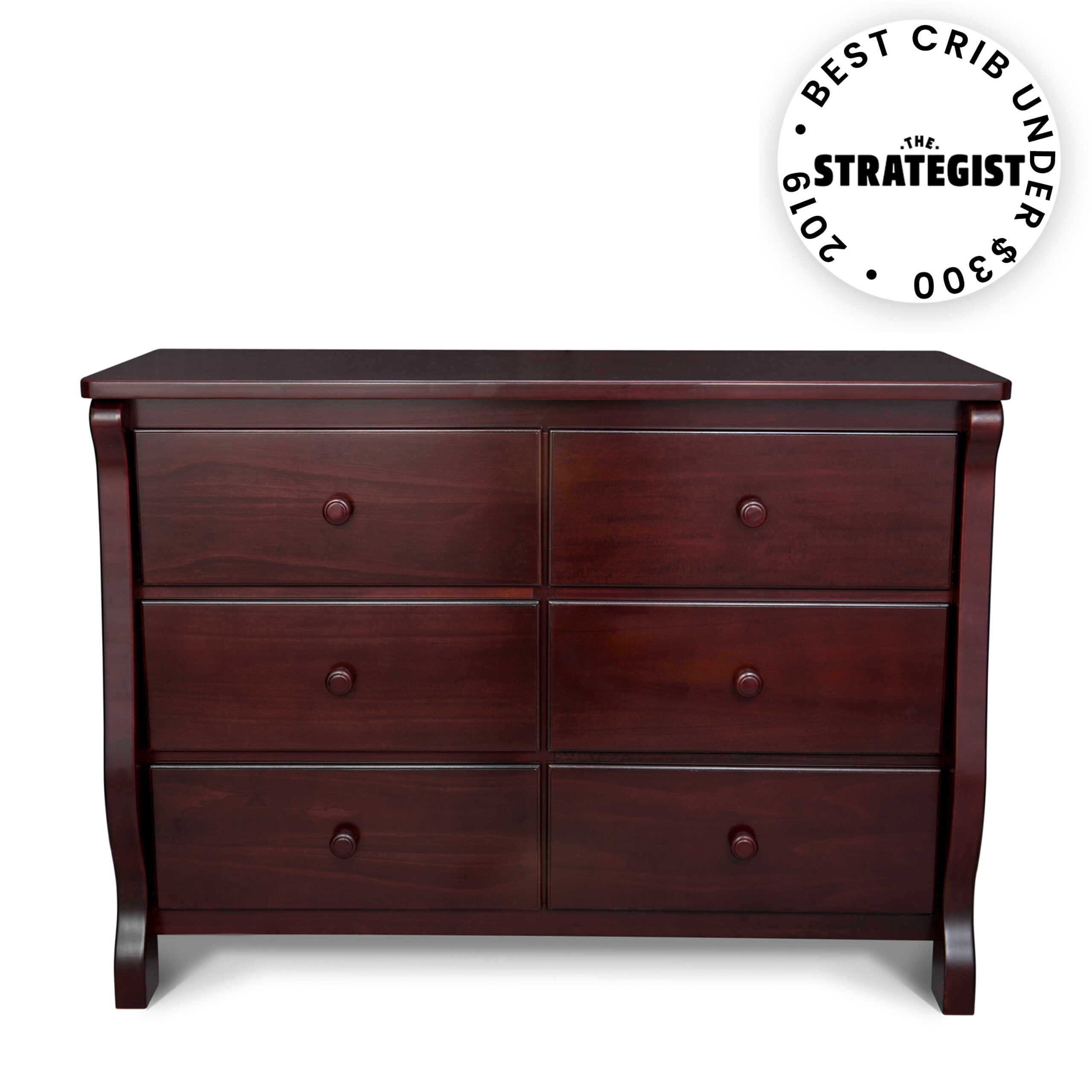 Delta Children 6 Drawer Dresser. Greenguard Gold Certified. Espresso Cherry