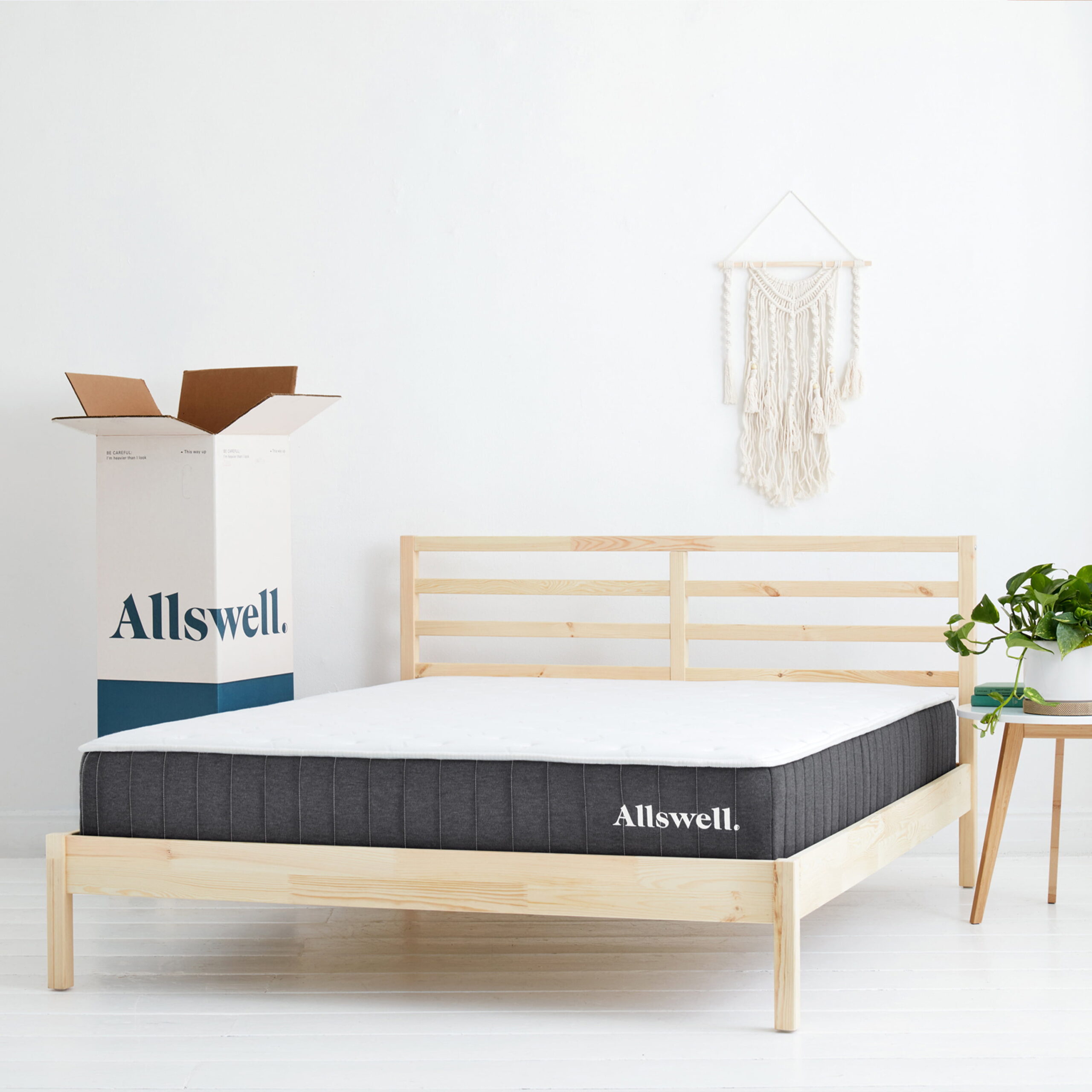 The Allswell 10″ Bed in a Box Hybrid Mattress. Queen