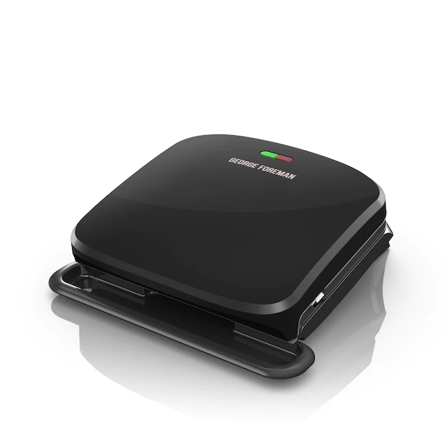 George Foreman GRP3060B 4-Serving Removable Plate Grill and Panini Press. Black. 9.2-in L x 6.69-in
