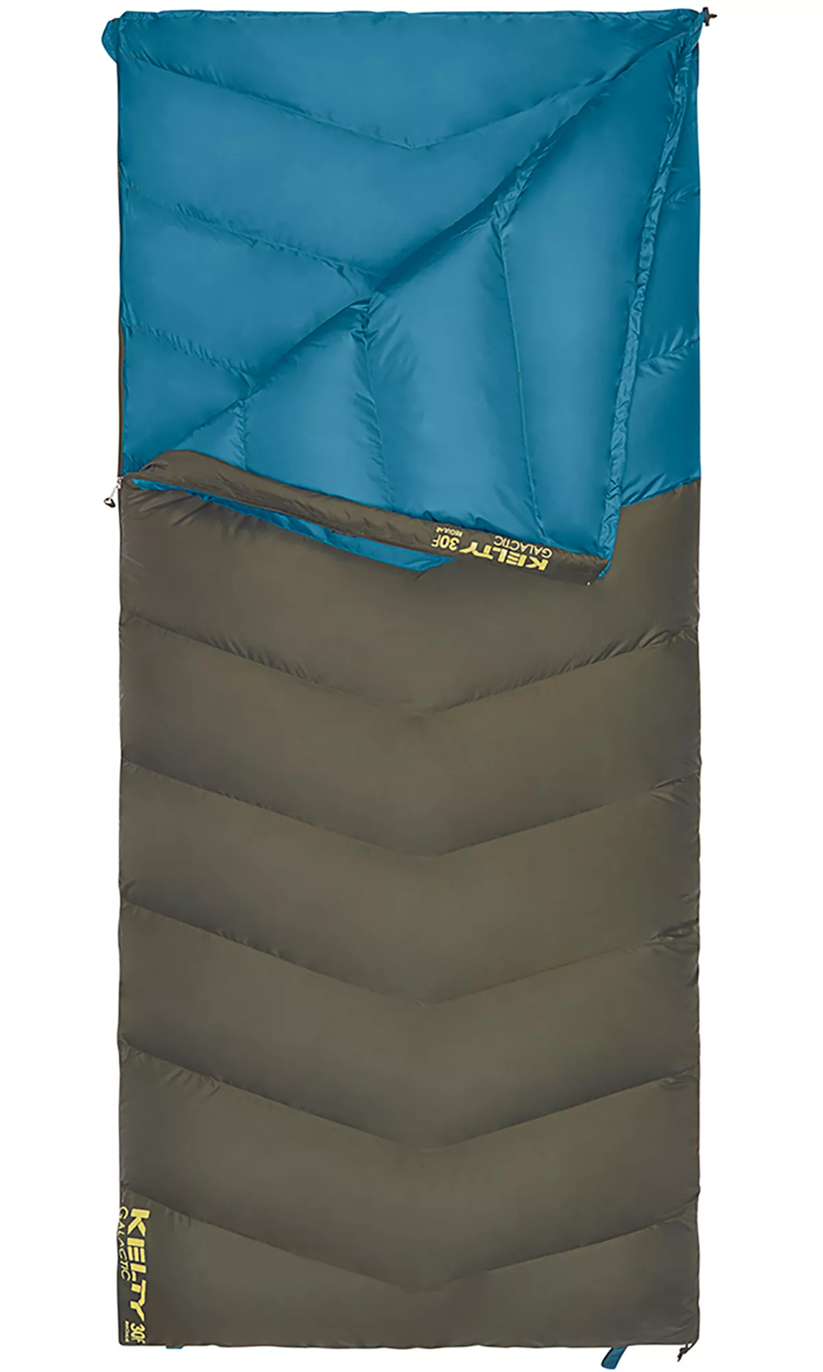 Kelty Galactic 30 Sleeping Bag. Peat/Deep Teal