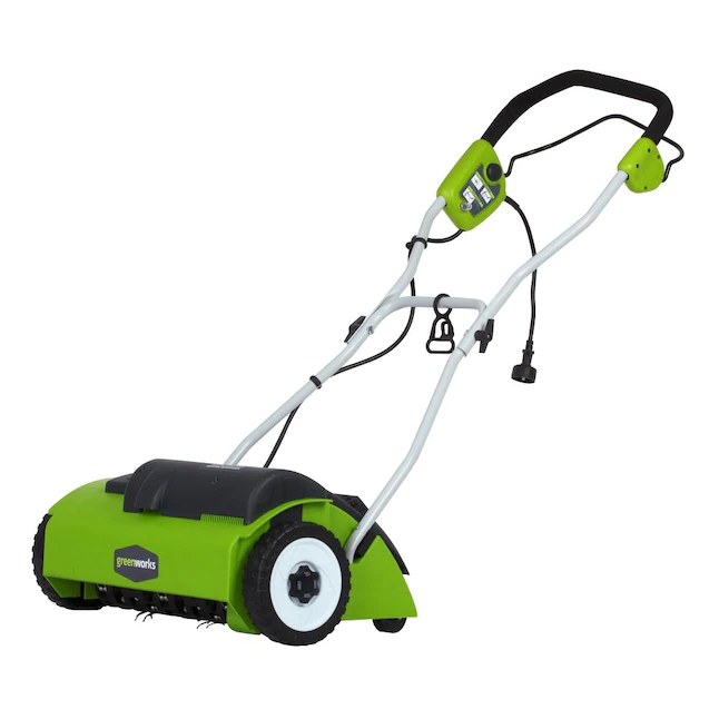 Greenworks  27022 Corded Electric Dethatcher (Stainless Steel Tines)