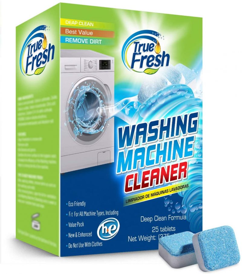 True Fresh Washing Machine Cleaner Tablets. 25 Solid Deep Cleaning Tablet