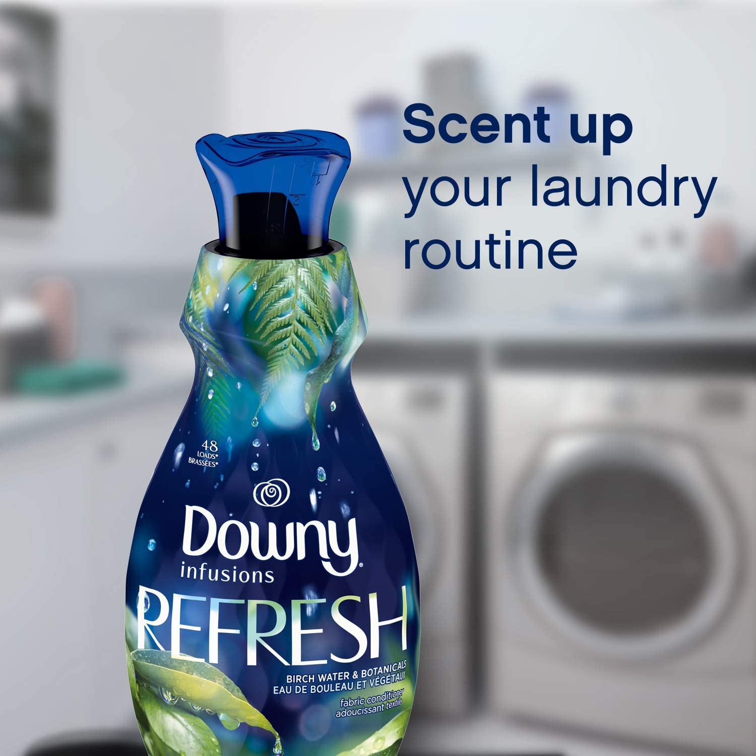 Downy Infusions Liquid Fabric Conditioner. Refresh. Birch Water. 56 Oz Bottles