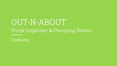 Munchkin Brica Out-N-About Trunk Organizer & Change Station. Gray