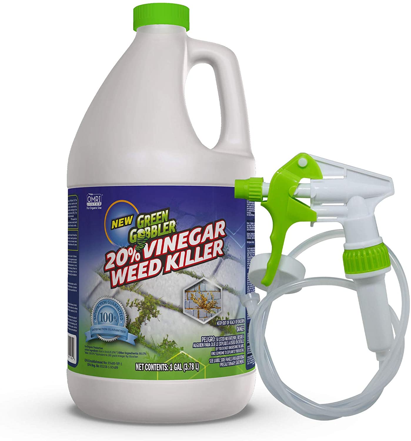 Green Gobbler 20% Vinegar Weed & Grass Killer .1 Gallon Spray