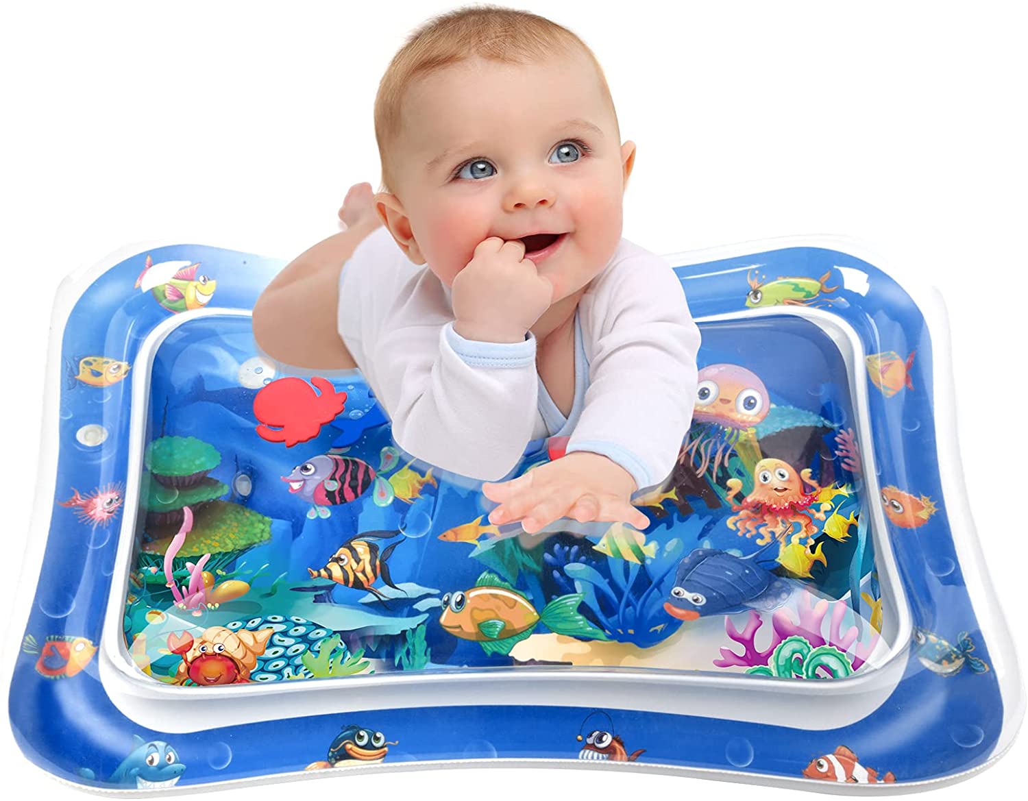 Infinno Inflatable Tummy Time Mat Premium Baby Water Play Mat for Baby.