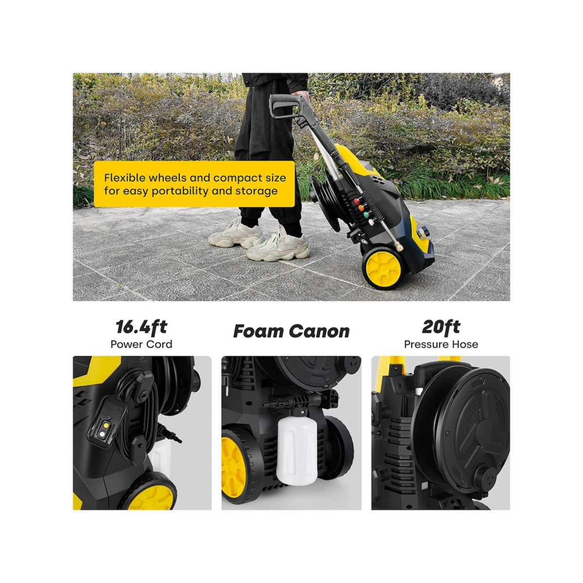 Enventor 2300 PSI Electric Powered Pressure Washer