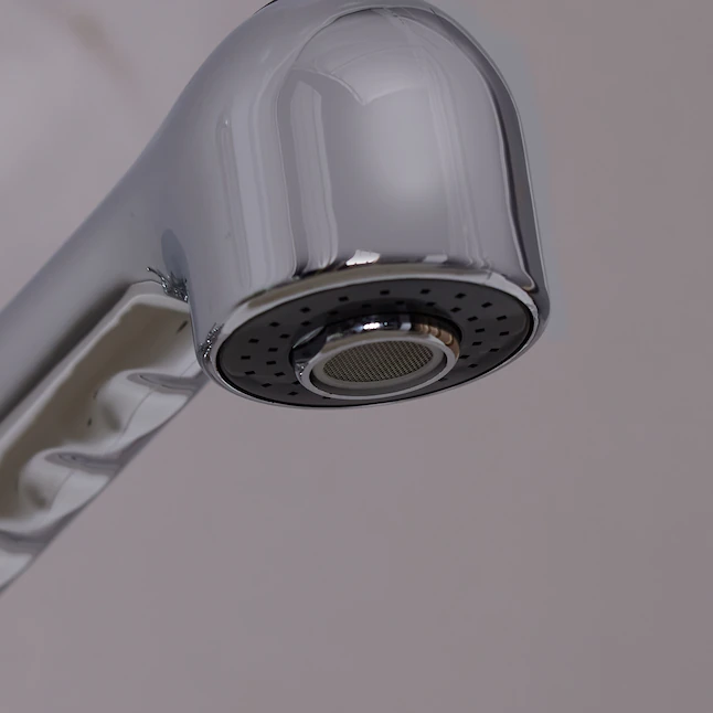 Project Source  Chrome 2-handle Utility Faucet with Pulldown Sprayer