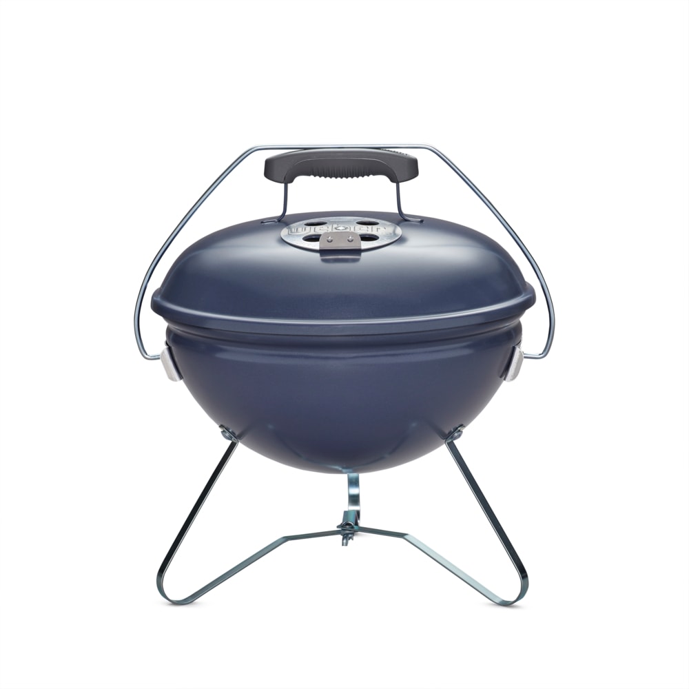 Weber Smokey Joe Premium 14-in W Slate Blue Kettle Charcoal Grill