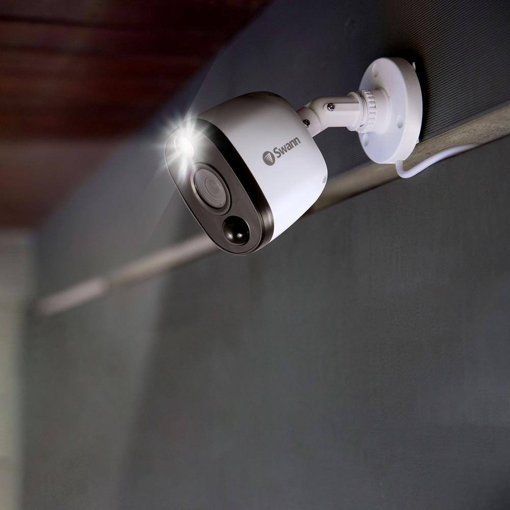 Swann SWDVK-845804WL-US DVR-4580 8-Channel 1080p 1TB Surveillance System with Four 1080p Wired Bullet Cameras