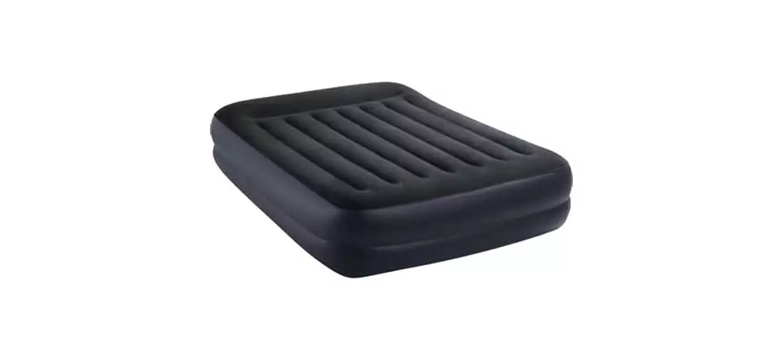 Intex Queen Pillow Rest Raised Airbed with Pump