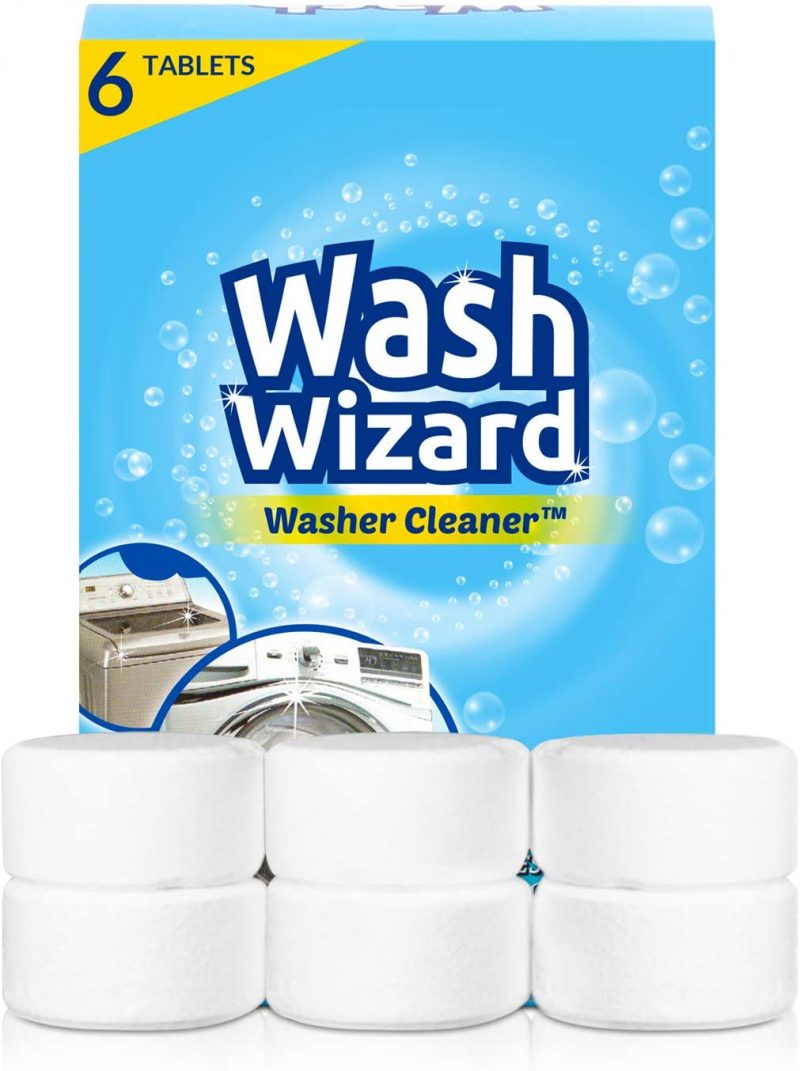 WASH WIZARD - Washing Machine Cleaner - White 6 Tablets