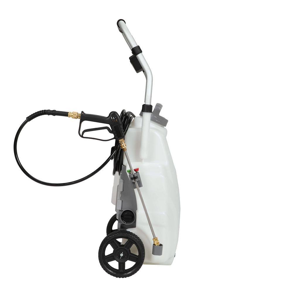 Unbranded FZVACF-2.5 9 Gal. 18-Volt Battery-Powered Multi-Purpose Rolling Sprayer