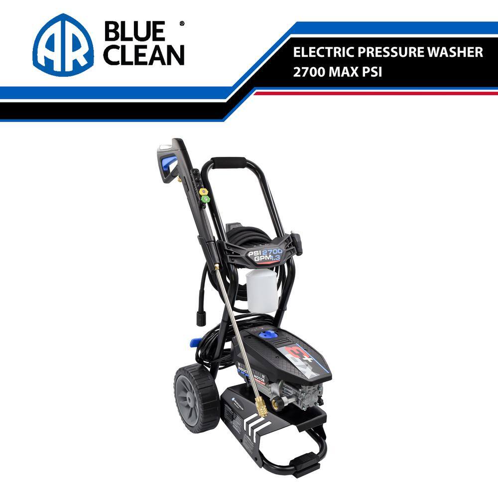 AR Blue Clean BMXP32700P-X 2700 PSI 1.3 GPM Cold Water Electric Pressure Washer with Induction Motor
