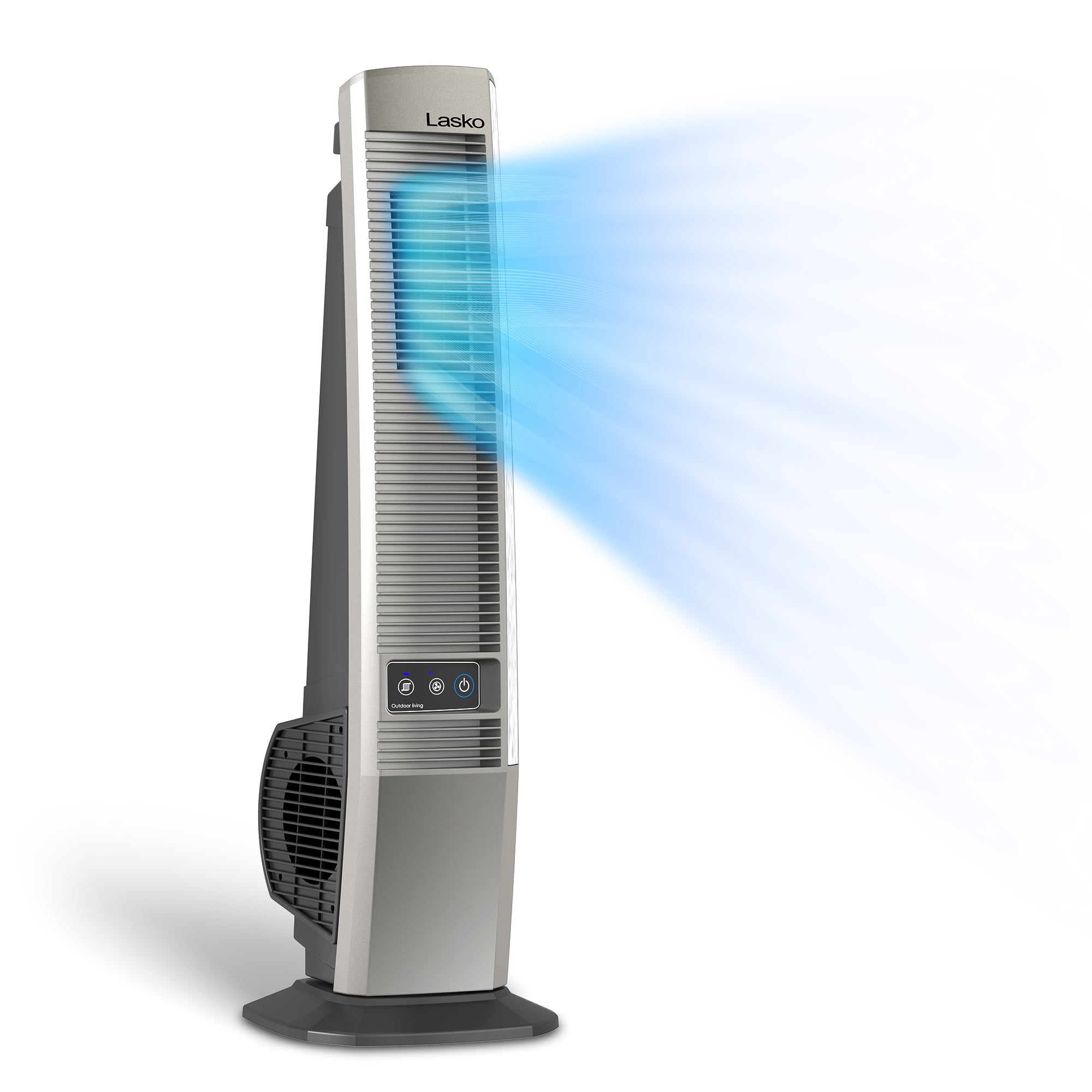 Lasko 42″ Outdoor Living Tower Fan for Decks and Patios with 4 Speeds. YF202. Beige