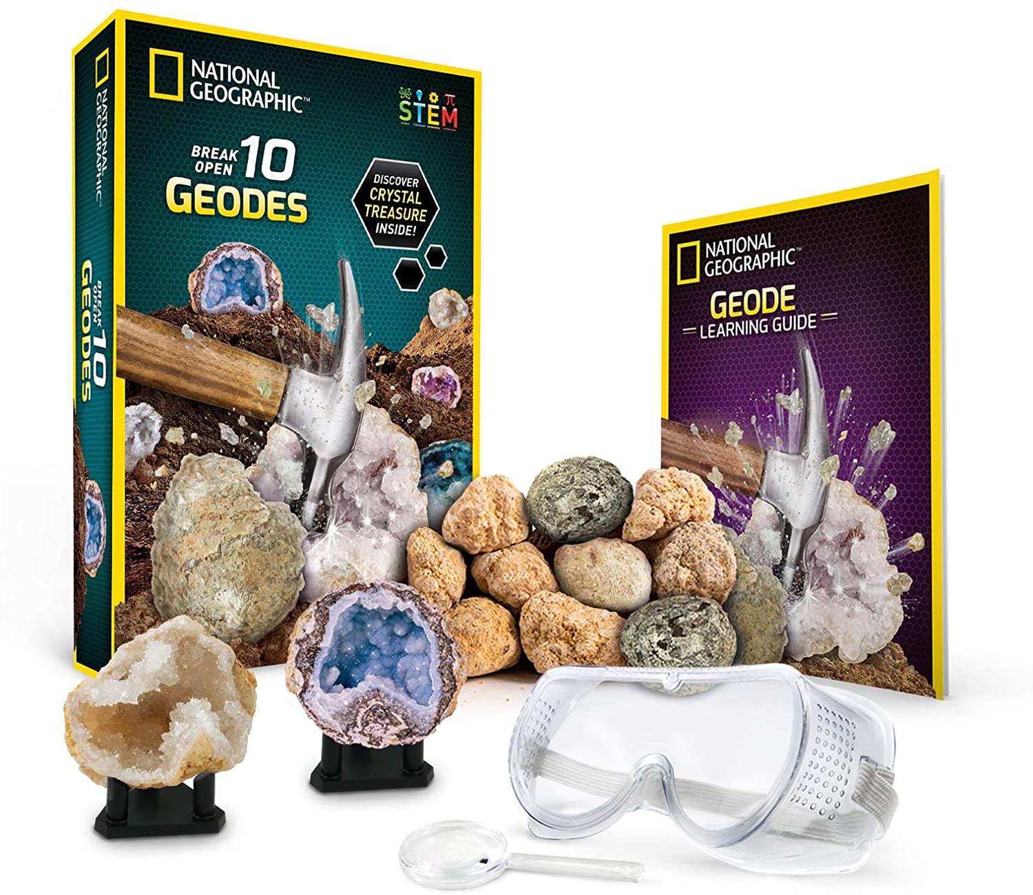 NATIONAL GEOGRAPHIC Break Open 10 Premium Geodes