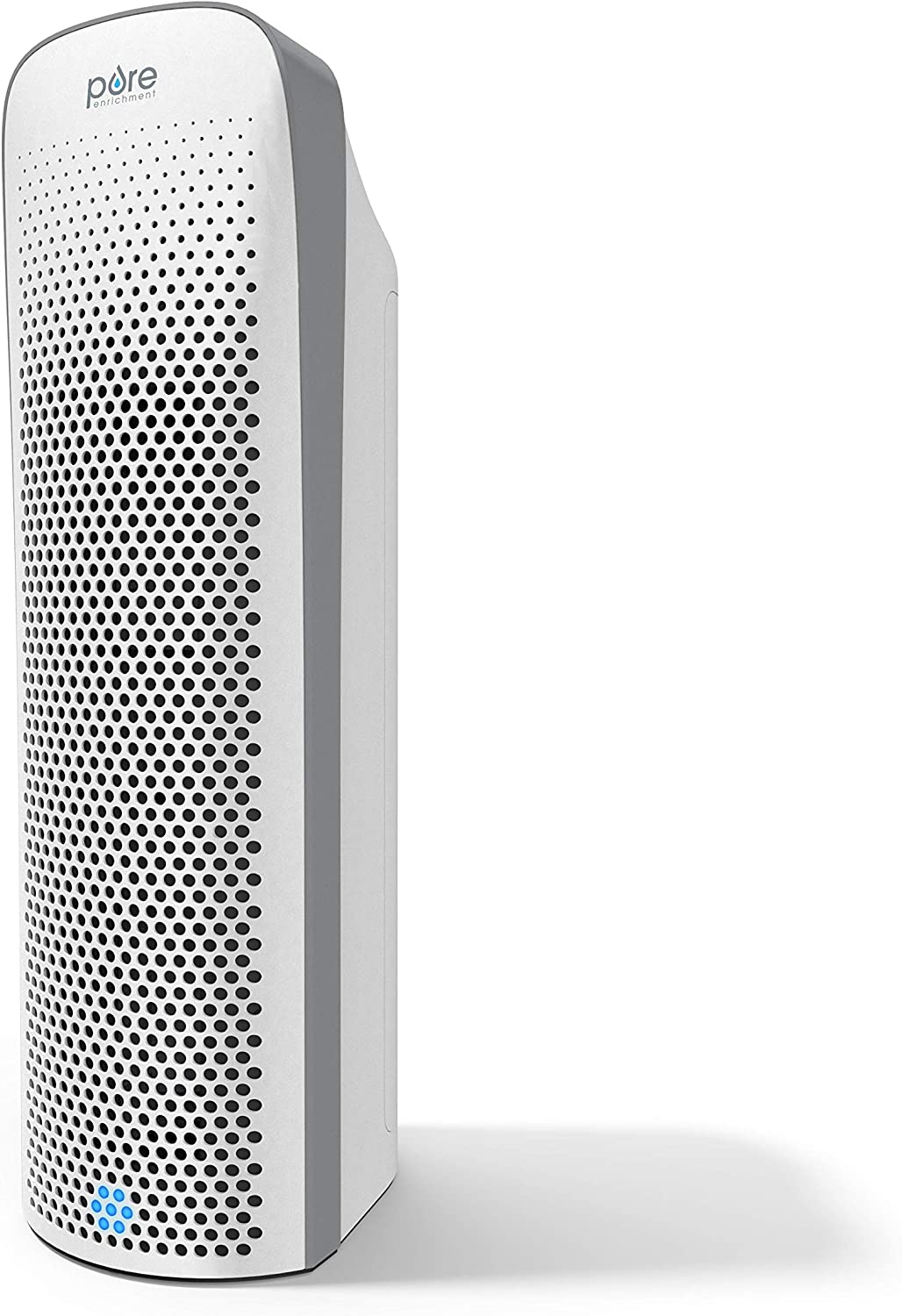Pure Enrichment® PureZone™ Elite True HEPA Large Room Tower Air Purifier with Air Quality Monitor. 4 Stage Filtration and UV-C Light. Helps Destroy Bacteria. Smoke. Pollen & Dust (White)
