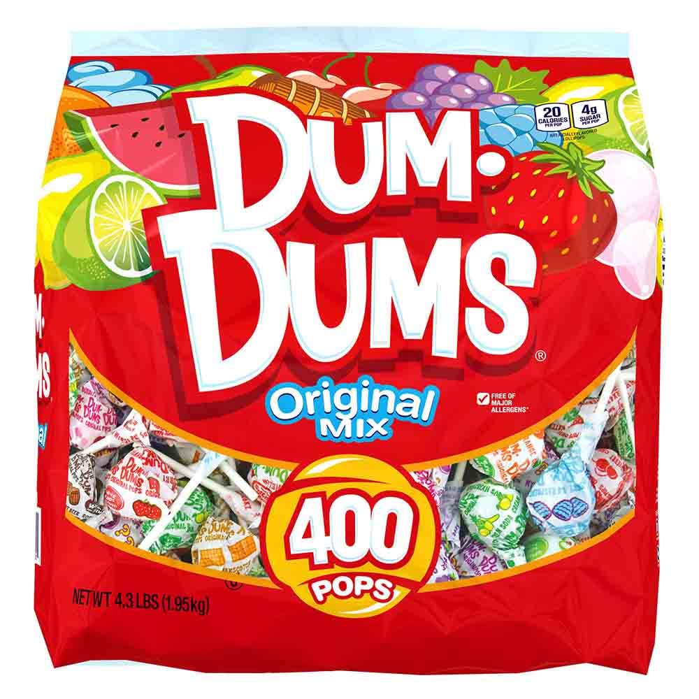 Dum Dums Original Pops. 400-Count Bag