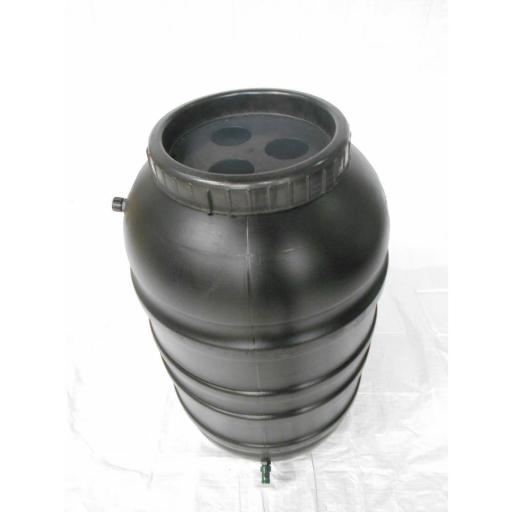 UpCycle Products BRO 55 Gal. Black Rain Barrel