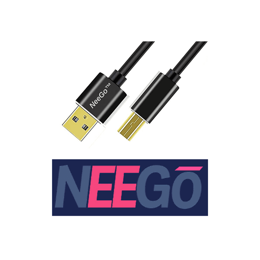 Canon Pixma Inkjet Color Printer. High Resolution Fast Speed Printing Compact Size Easy Setup and Simple Connectivity Up to 4800×1200 DPI Color Resolution. with 6 ft NeeGo Printer Cable - Black