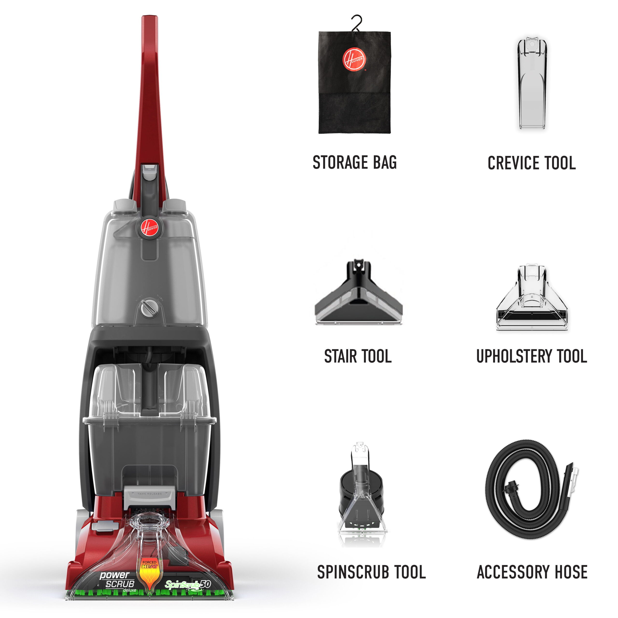 Hoover PowerScrub Deluxe Upright Carpet Cleaner Machine FH50150V