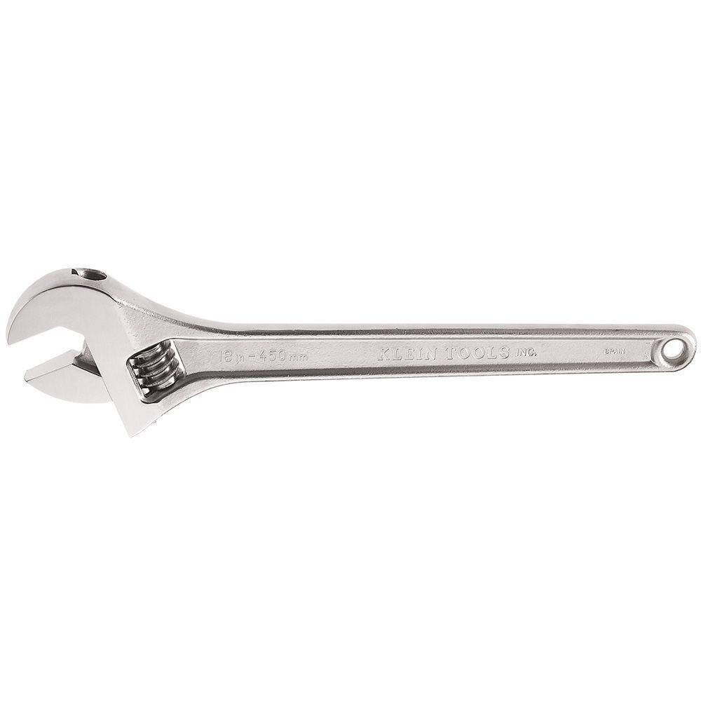 Klein Tools 500-18 2-1/16 in. Standard Capacity Adjustable Wrench