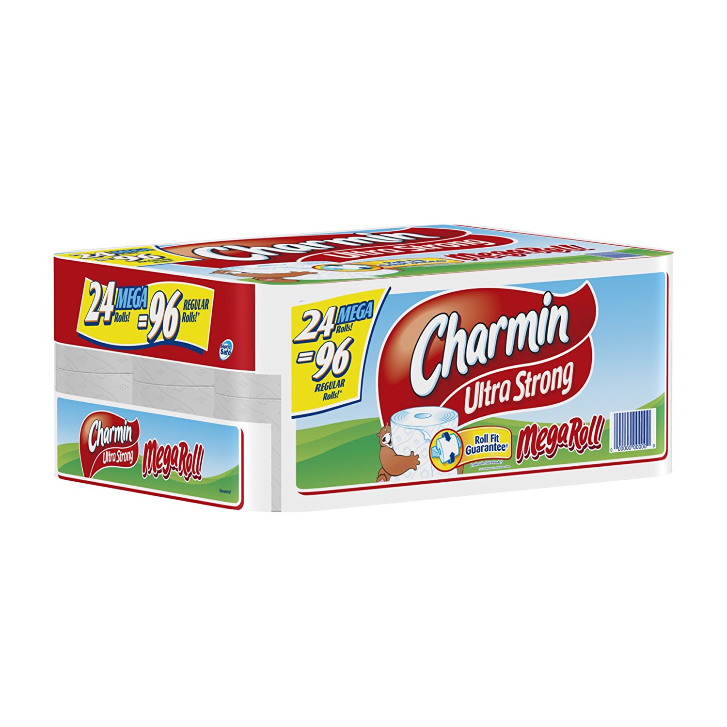 Charmin Ultra Strong. Mega Rolls. 4 Count Pack (Pack of 6) 24 Total Rolls